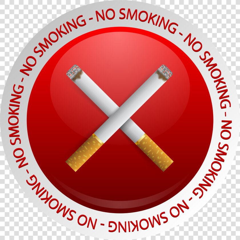 No Smoking Prohibition Png Clipart   Carmine  Transparent PngTransparent PNG