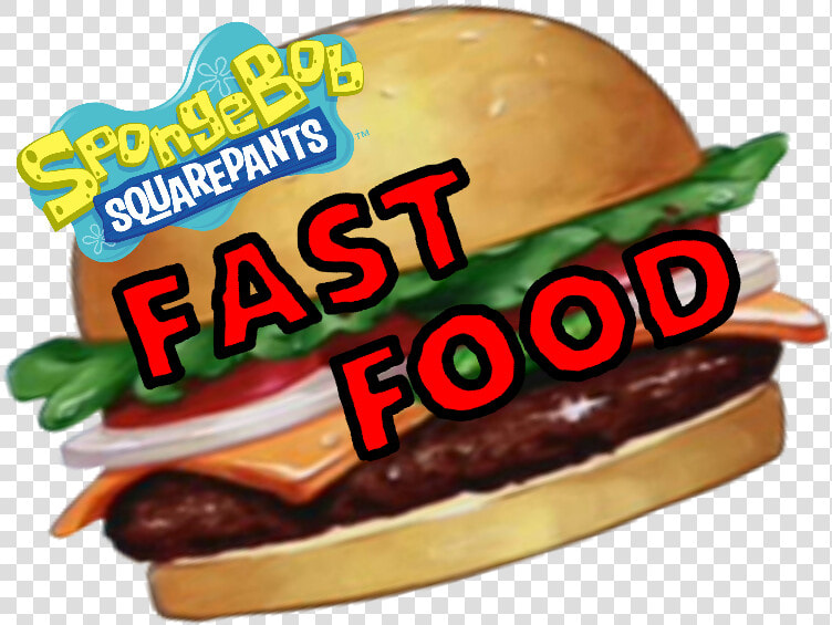 Transparent Krabby Patty Png   Junk Food  Png DownloadTransparent PNG