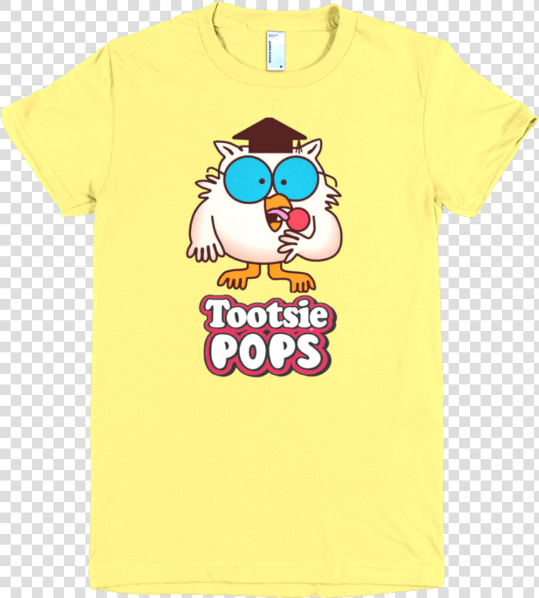 Owl Tootsie Roll Pop Womens T shirt   Tootsie Pop Owl  HD Png DownloadTransparent PNG