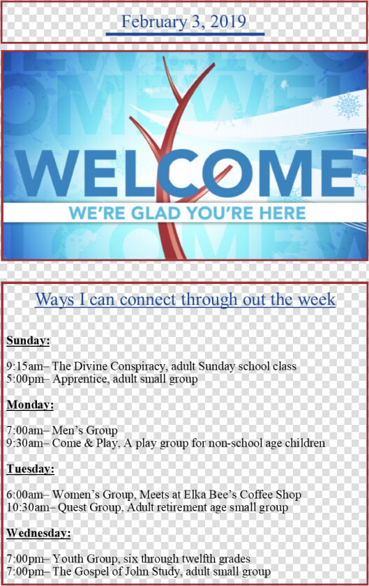 Bulletin Page   Welcome Images For Ppt  HD Png DownloadTransparent PNG