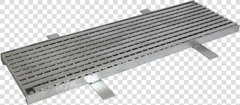 Galvanised Heelproof Trench Grates   Outdoor Bench  HD Png DownloadTransparent PNG