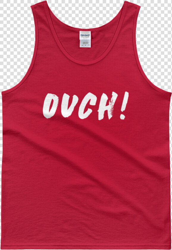 Pink Ouch Tank Top  HD Png DownloadTransparent PNG