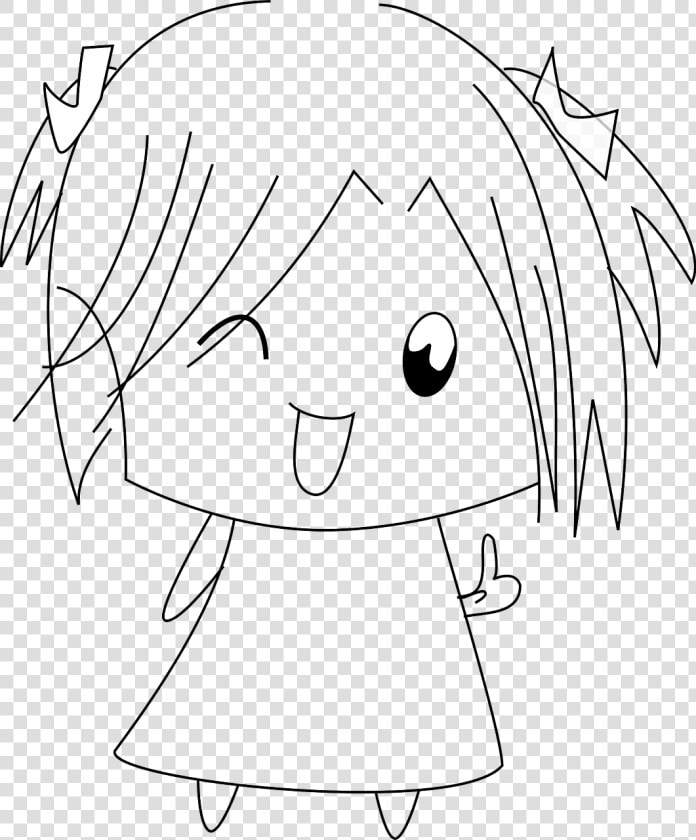 Dessins À Colorier Petite Fille  HD Png DownloadTransparent PNG