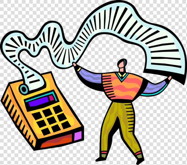 Vector Illustration Of Accountant Bookkeeper Operates   Accountant Clipart Transparent  HD Png DownloadTransparent PNG