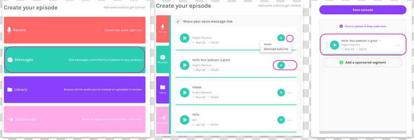Send Voice Message On Anchor  HD Png DownloadTransparent PNG