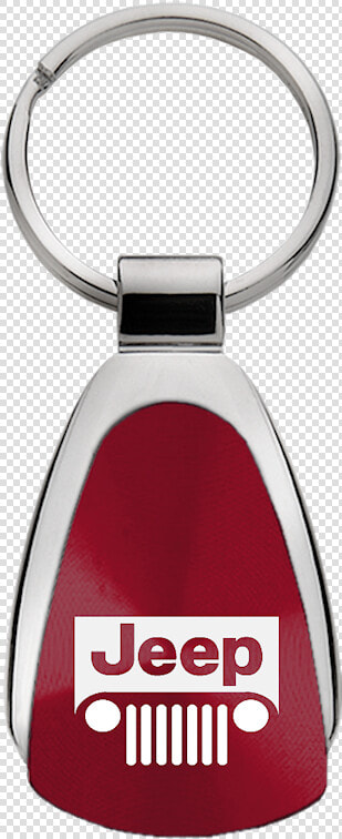 Au tomotive Gold Jeep Grill Burgundy Teardrop Key Fob   Keychain  HD Png DownloadTransparent PNG