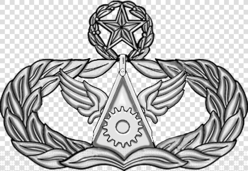 Master Civil Engineer Badge 2   Air Force Civil Engineer Badge  HD Png DownloadTransparent PNG