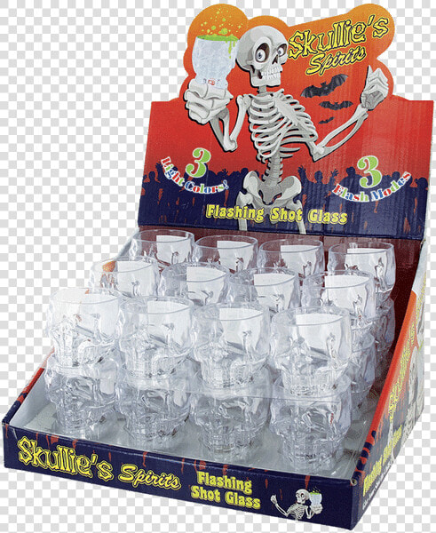 Skullie Halloween Shot Glasses   Clear Plastic Skull Shot Glass  HD Png DownloadTransparent PNG