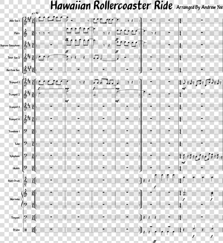 Ace In The Hole Saint Motel Sheet Music  HD Png DownloadTransparent PNG