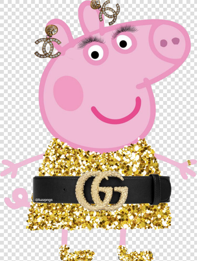  peppapig  luxury  gucci  peppapiggucci  chanel  pig   Peppa Pig Png  Transparent PngTransparent PNG