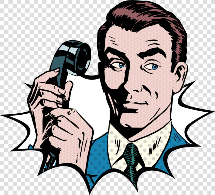 Fresh Provides Powerful Analytics Tools That Let You   Cartoon Man On Phone Png  Transparent PngTransparent PNG