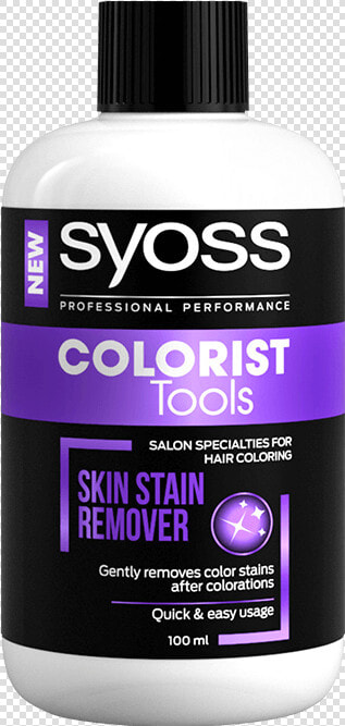 Syoss Com Color Colorist Tools Skin Stain Remover   Syoss Shampoo  HD Png DownloadTransparent PNG