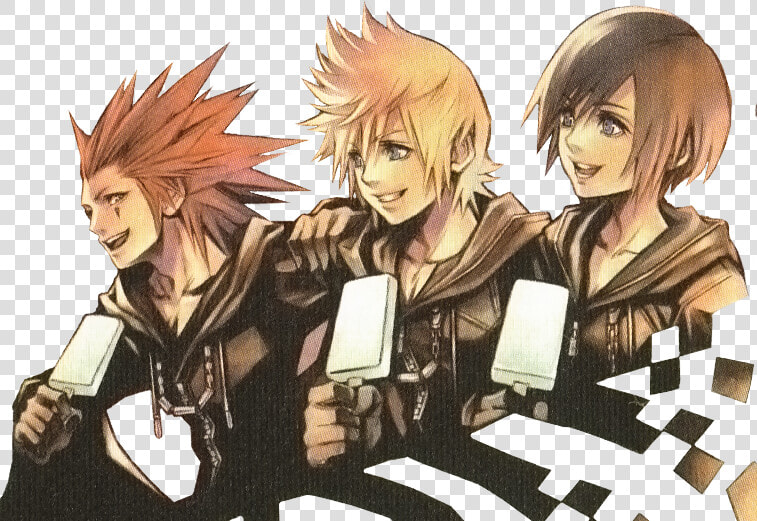 Kingdom Hearts Axel Roxas Xion  HD Png DownloadTransparent PNG