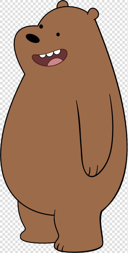 Sun Bear Clipart We Bare Bears   We Bare Bears Grizz Png  Transparent PngTransparent PNG
