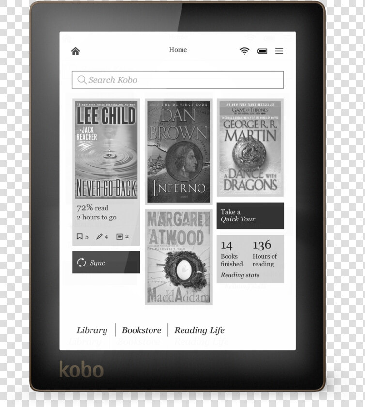 Aurablk Headon Ca Us Home Copy   Ereader Kobo Glo Hd  HD Png DownloadTransparent PNG