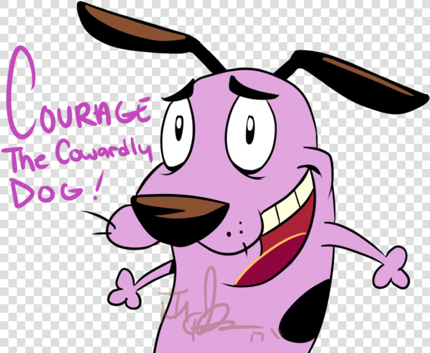 Courage The Cowardly Dog   Cartoon  HD Png DownloadTransparent PNG