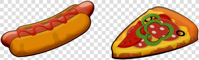 Pizza  Hot Dog  Fast Food  Food  Sausage   Pizza Hot Dogs  HD Png DownloadTransparent PNG