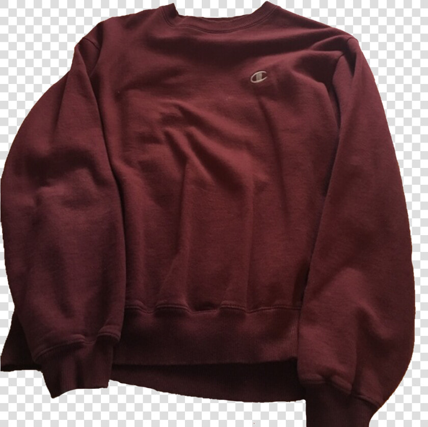 Maroon Champion Sweatshirt  HD Png DownloadTransparent PNG