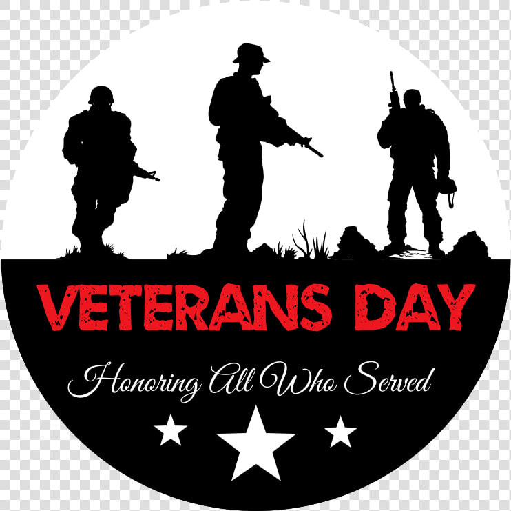 Veterans Day Static Cling   Veterans Day Silhouette  HD Png DownloadTransparent PNG