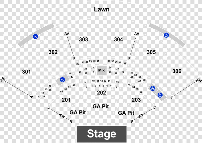 Vina Robles Seating Chart With Seat Numbers  HD Png DownloadTransparent PNG