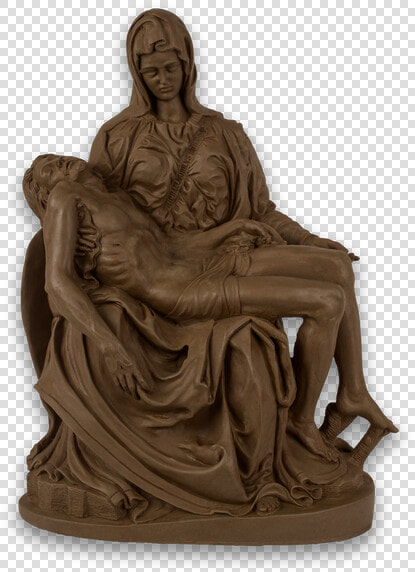 Resin Statue Of The Pieta Of Michelangelo   Statue  HD Png DownloadTransparent PNG