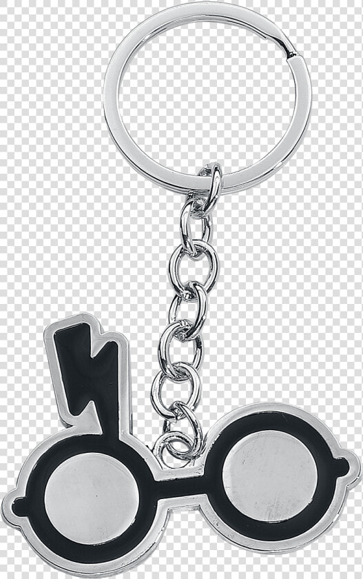Harry Potter   Glasses   Keyring   Silver coloured   Harry Potter Glasses Keyring  HD Png DownloadTransparent PNG