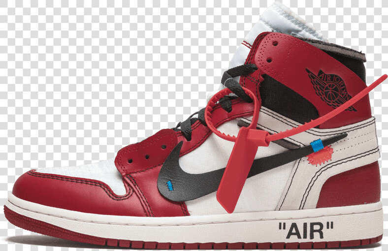 Air Jordan 1 Off White   Off White Jordan 1  HD Png DownloadTransparent PNG