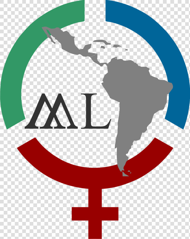 Logo Mujeres Latinoamericanas En Wikimedia   Latinoamerica Mapa Un Color  HD Png DownloadTransparent PNG