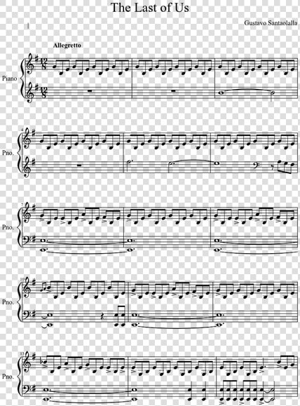 Last Of Us Partitura  HD Png DownloadTransparent PNG