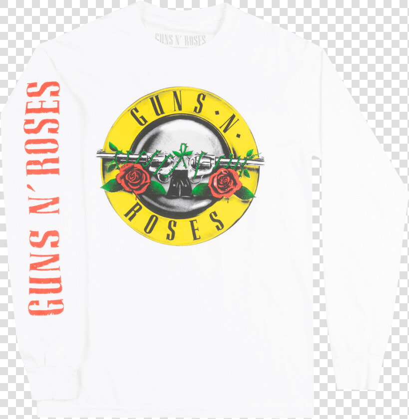 Guns N Roses Bullet Logo Long Sleeve Shirt Mens Rock   Gun N Roses Logo Png  Transparent PngTransparent PNG