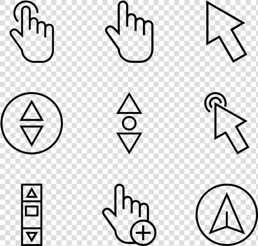 Cursors   Line Art  HD Png DownloadTransparent PNG