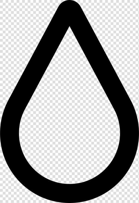 Liquid Drop Outlined Shape  HD Png DownloadTransparent PNG