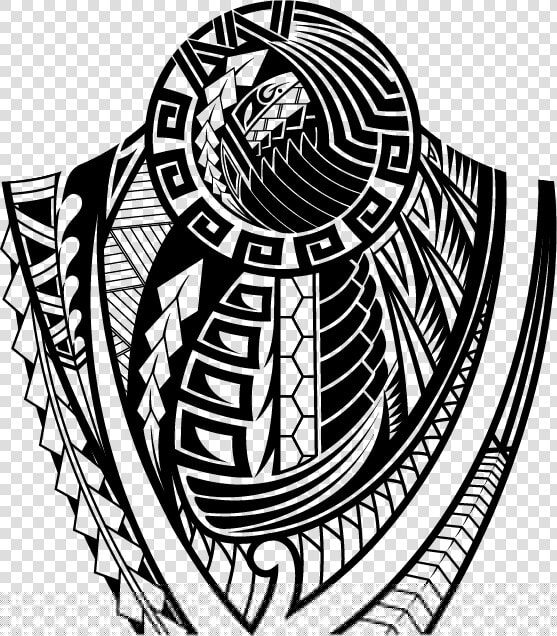 Full Sleeve Tribal Tattoos   Circle Polynesian Tattoo Design  HD Png DownloadTransparent PNG