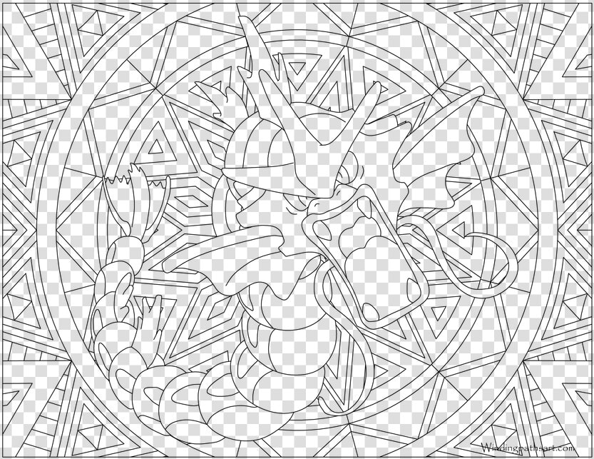Pokemon Coloring Pages Gyarados  HD Png DownloadTransparent PNG