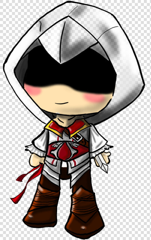 Ezio Drawing Chibi   Cartoon  HD Png DownloadTransparent PNG