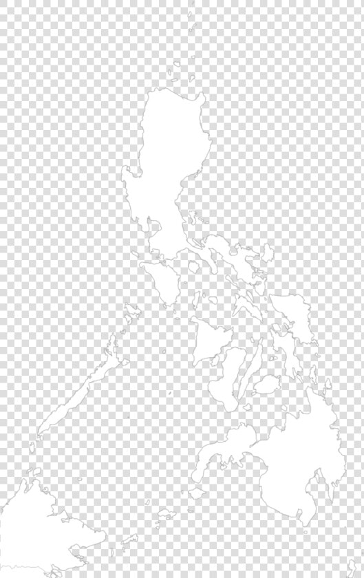 Large Philippines blank Map With Borders And Coasts   Map Of The Philippines  HD Png DownloadTransparent PNG