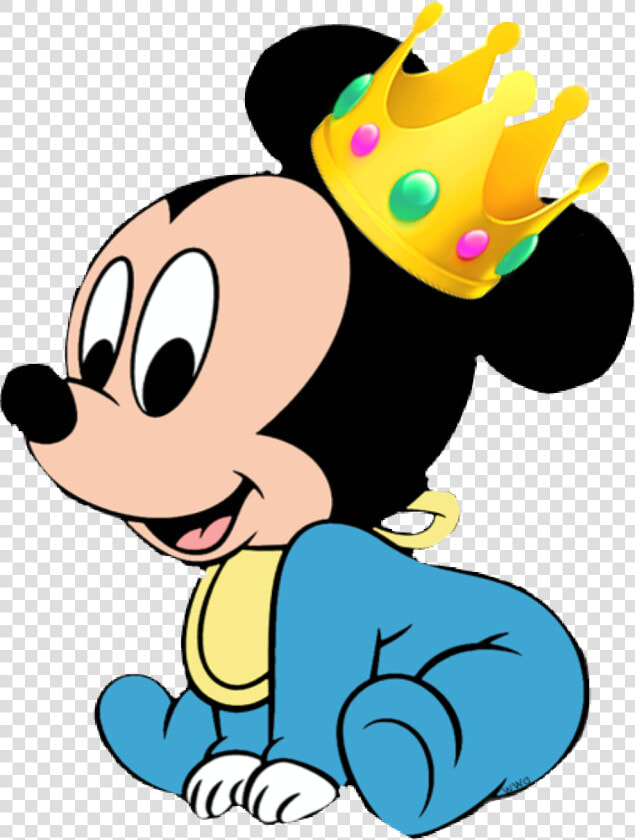 Transparent Rey Clipart   Mickey Mouse Bebe Rey  HD Png DownloadTransparent PNG