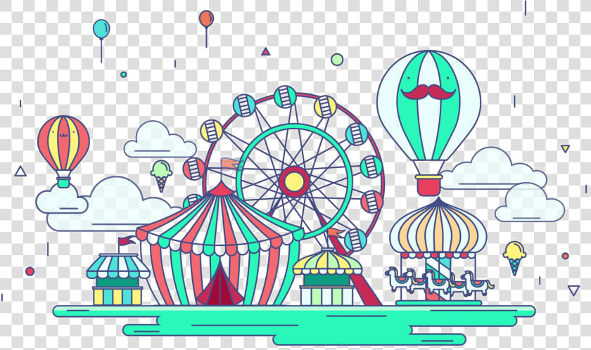 Transparent Park Png   Transparent Amusement Park Clipart  Png DownloadTransparent PNG