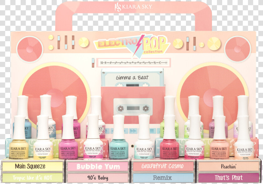 Electro Pop Collection In Gel And Lacquer   Kiara Sky Electro Pop  HD Png DownloadTransparent PNG
