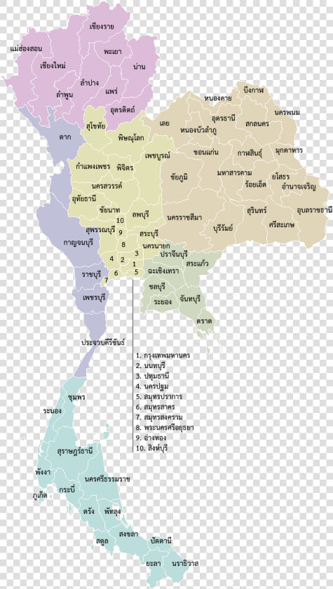 Map Th Provinces By Geographic  HD Png DownloadTransparent PNG