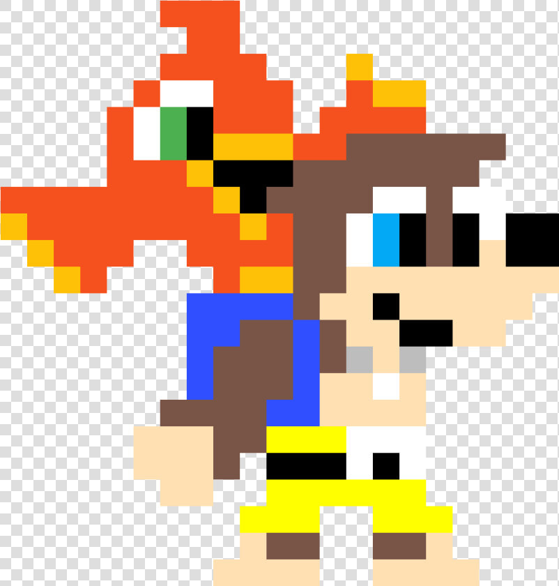 8 Bit Banjo Kazooie  HD Png DownloadTransparent PNG
