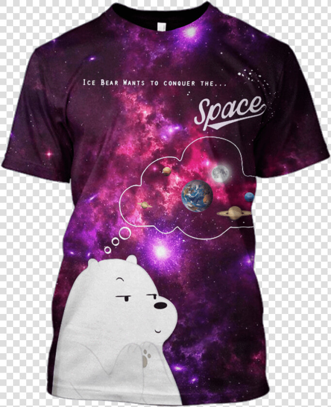 Gearhuman 3d Ice Bear Wants To Conquer The Space Custom   Galaxy  HD Png DownloadTransparent PNG