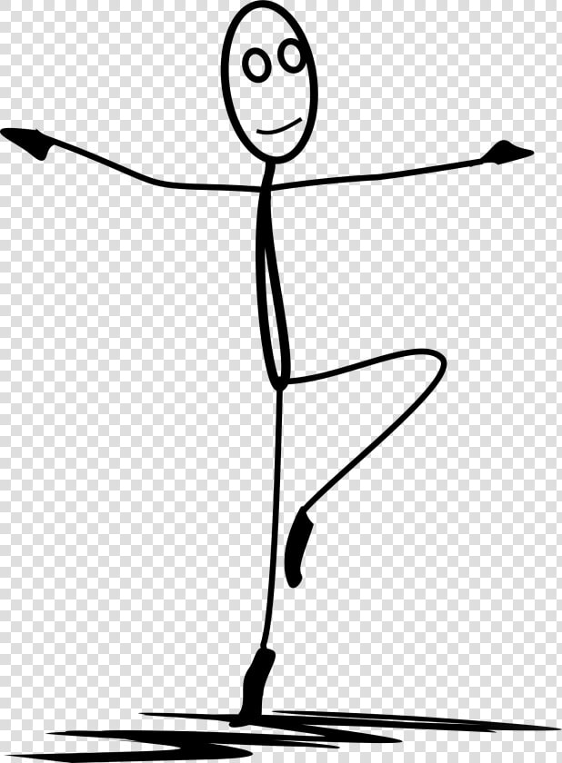 Stick Figure Ballet Dancer   Stickman Dancing Png  Transparent PngTransparent PNG