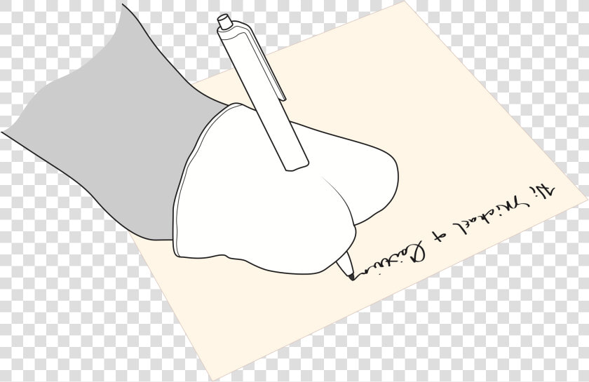 A Technical Drawing Of Cindy S Hand  Wearing The Pen   Illustration  HD Png DownloadTransparent PNG