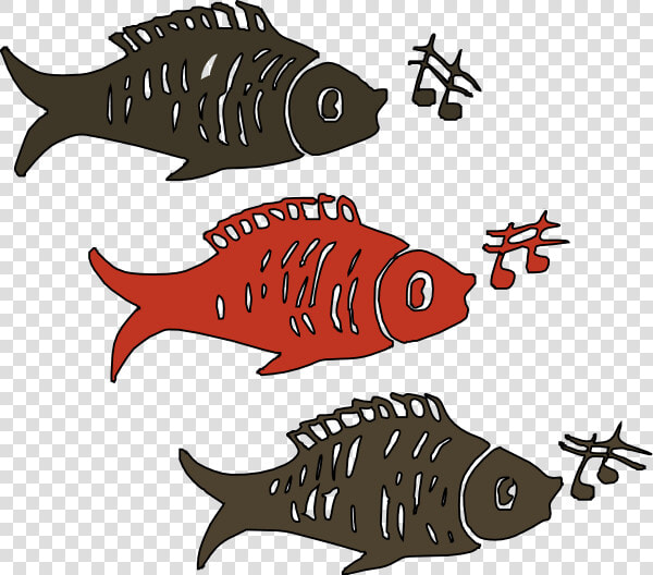 Singing Fish Svg Clip Arts   Singing Fish Clipart  HD Png DownloadTransparent PNG