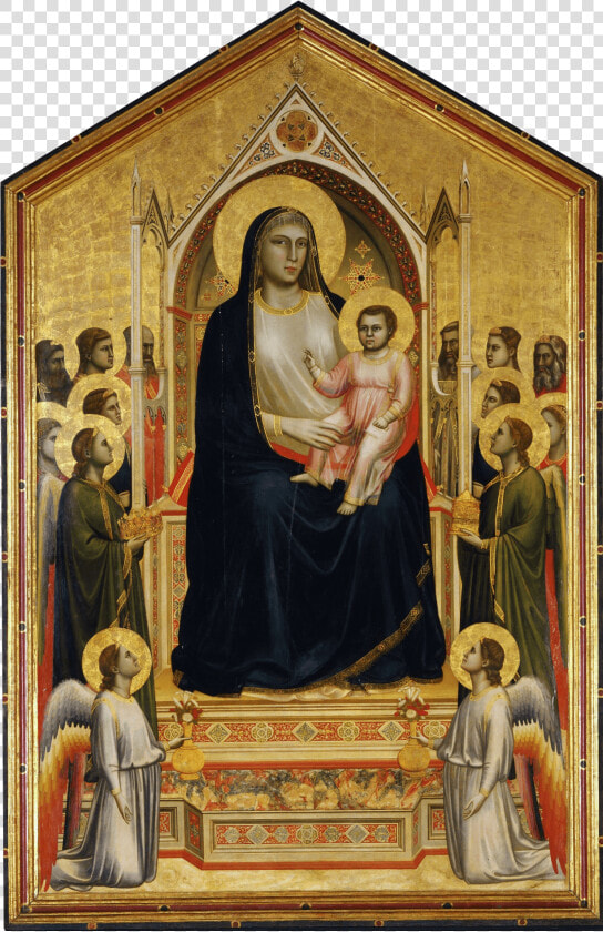 Madonna Enthroned  1310 Giotto Di Bondone   Madonna Di Ognissanti Giotto  HD Png DownloadTransparent PNG