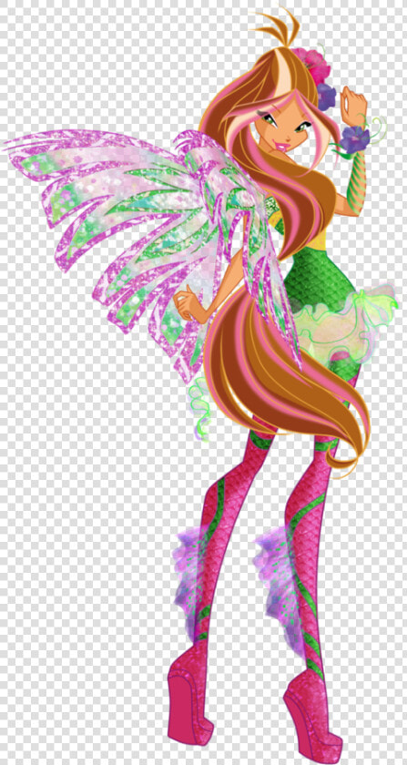 Nymph Drawing Aurae Huge Freebie Download For Powerpoint   Winx Believix Bloom Stella Flora  HD Png DownloadTransparent PNG