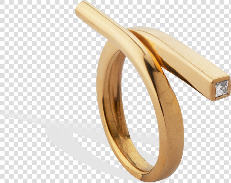 Gold Diamond Ring Flight Completedworks Fine Jewellery   Body Jewelry  HD Png DownloadTransparent PNG