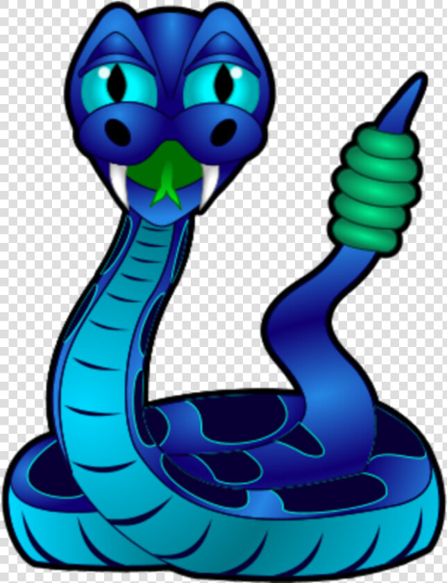 Blue Snake Clipart   Rattlesnake Clipart  HD Png DownloadTransparent PNG