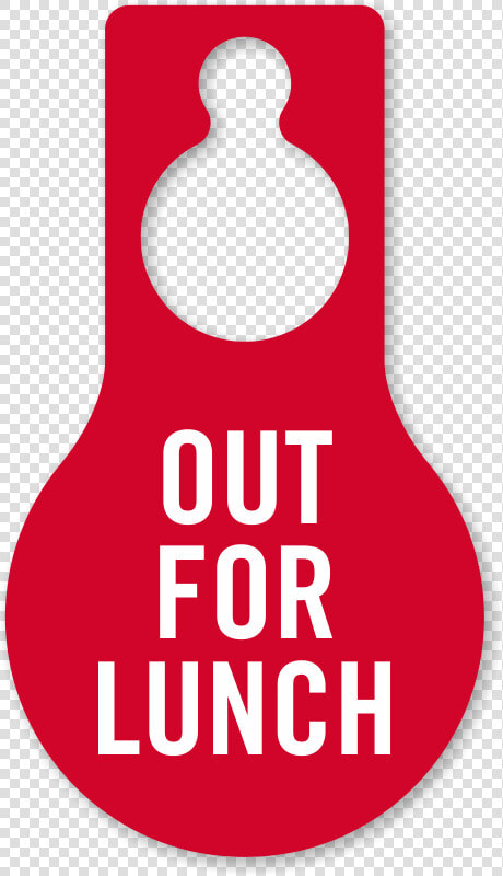 Clip Art Of Office Signs Zoom   Lunch Break Door Sign  HD Png DownloadTransparent PNG
